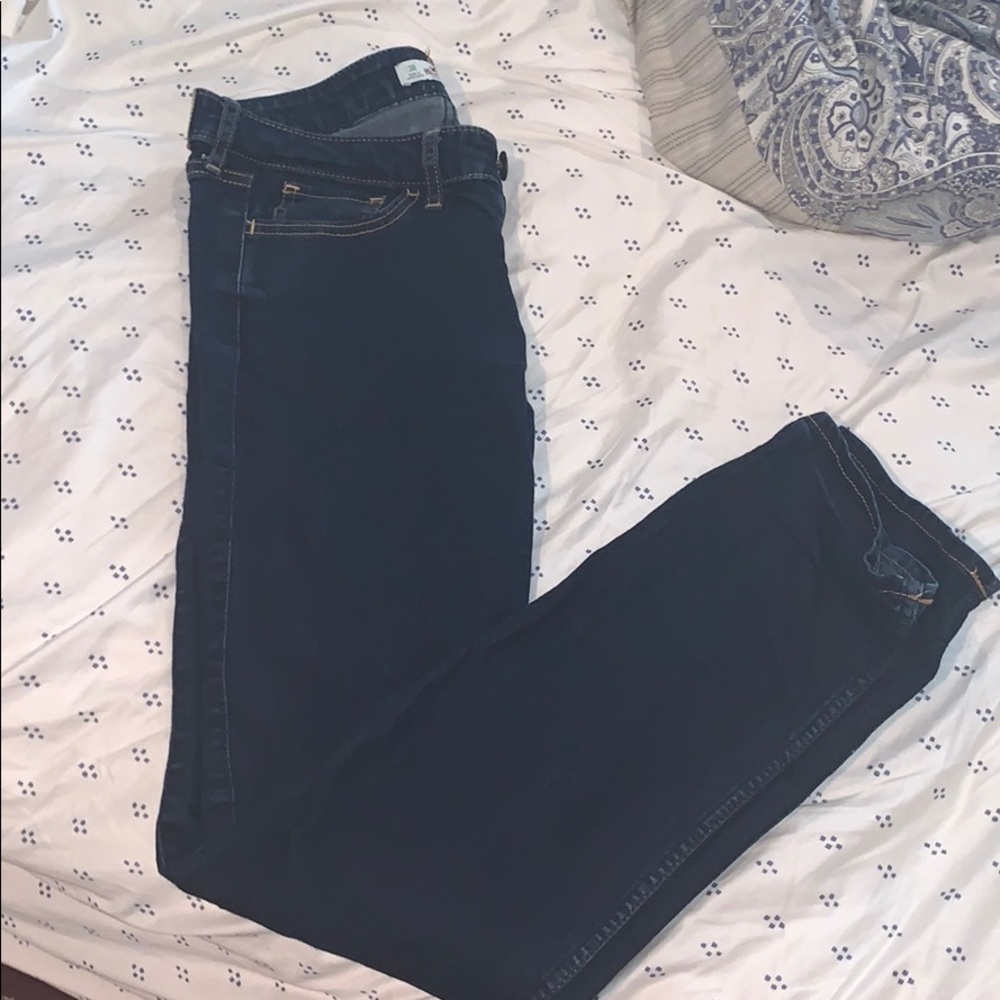 Hollister dark skinny jeans